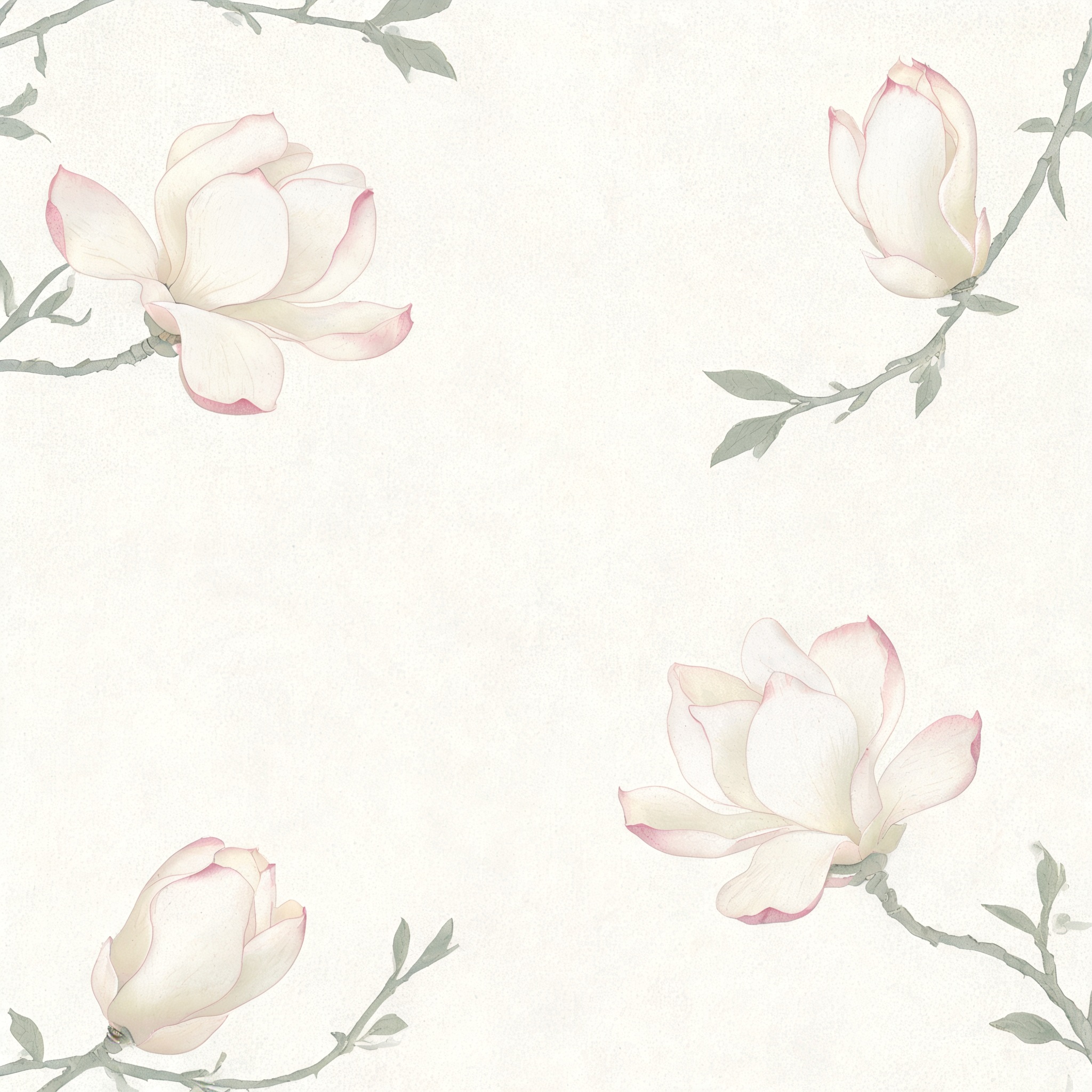 雾中玉兰 · 01 AI 花型